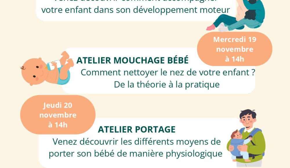 SAVE THE DATE – Ateliers Périnatalité