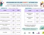 Ateliers d'éducation thérapeutique du patient sur le diabète - Novembre et Décembre